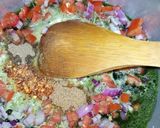 A picture of step 6 of Green Masala Chickpeas.