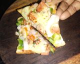 பிரட் பீடஂசா(Street food)(bread pizza recipe in tamil) ரெசிபி ஸ்டேப் 6 புகைப்படம்