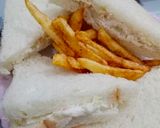 A picture of step 5 of Club sandwich ❤❤.