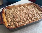 A picture of step 5 of Peanut butter and maple flapjacks.