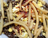 Foto del paso 7 de la receta: Lentejas con arroz, huevo molido y algo más