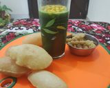 A picture of step 5 of Jal golgappe ka pani.