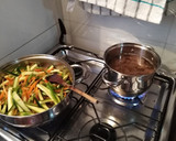 Foto del paso 7 de la receta: Salteado de verduras acompañado con fideos