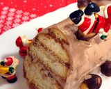 Foto del paso 11 de la receta: Tronco de Noel con galletas