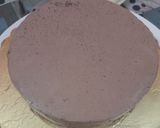 A picture of step 5 of Triple Chocolate cake.