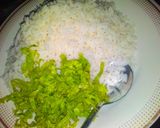White rice and stew (shinkafa, wake, da Miya)matakin girki1 hoto