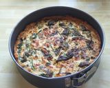 Foto del paso 3 de la receta: Quiche de ricotta, espinacas y pollo