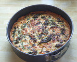 Foto del paso 3 de la receta: Quiche de ricotta, espinacas y pollo