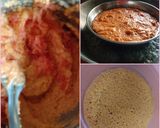 A picture of step 2 of Red Lentil Schezwan Dhokla.