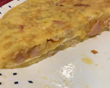 Foto del paso 3 de la receta: Tortilla de patata: jamón York y queso