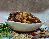 A picture of step 10 of Chole dhaniya masala.