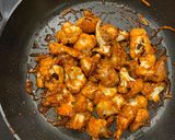 A picture of step 6 of Sticky glaze cauliflower with guchujang spicy sauce 🌶.