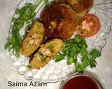 A picture of step 9 of Stuff potato cutlets😋اسٹف پٹاٹو کٹلس💕.