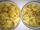 Печена картопля в гірчичному соусі