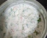 A picture of step 4 of Vegetable Yoghurt Dip.