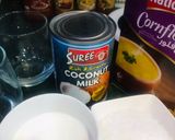 A picture of step 1 of Chocolate coconut trifle.