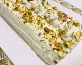 Une image de l'étape 4 de Bûche pistache et fruit rouges.