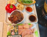 九層塔紅椒黑木耳炆文昌雞的食譜步驟1照片