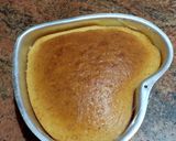 A picture of step 6 of Valentine cake.