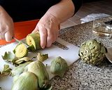 Foto del paso 2 de la receta: Bacalao con Alcachofas