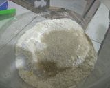 A picture of step 2 of Drope scones.