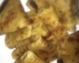 A picture of step 10 of Soft layered Chapatis with Carrots and dhania.