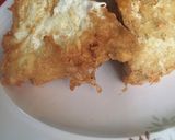 A picture of step 5 of Fried Awara (tofu) in Egg.