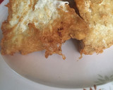 A picture of step 5 of Fried Awara (tofu) in Egg.