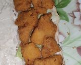A picture of step 1 of Chicken Tender Pops Burger 🍔🍔.