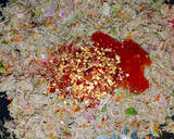 A picture of step 8 of Triple Layer Beef Bread.