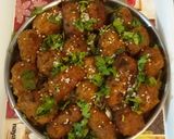 A picture of step 1 of Dinner today leftover rice kofta.