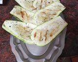 Foto del paso 4 de la receta Canelones de calabacín rellenos de albóndigas al horno