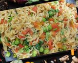 A picture of step 4 of Vegetable Maggi.