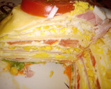 Foto del paso 8 de la receta: Torre de Panqueques - Fiambre Alemán