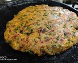 A picture of step 5 of Methi paratha.