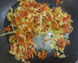 A picture of step 2 of Vegetable Vermicelli.