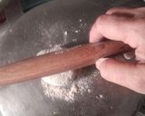 A picture of step 8 of Palak-Peas-Paneer Paratha.