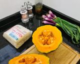 Foto del paso 1 de la receta: Fondue de zapallo Cabutia a la parrilla asados