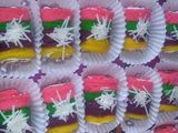Mini roll cake Rainbow