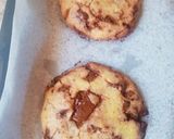 Φωτογραφία βήματος 3 της συνταγής Cookies με κομμάτια σοκολάτας, ελαιόλαδο, χωρίς αυγά, χωρίς βούτυρο..🍪 🍪 🍪