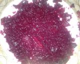 A picture of step 3 of Labneh with Beetroot.