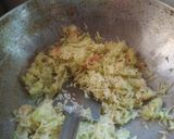 A picture of step 2 of Watermelon Halwa.