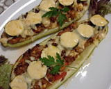 Foto del paso 5 de la receta: Calabacín del huerto relleno de carne