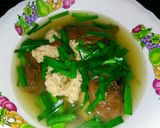 รูปขั้นตอนการทำที่ 4 ของ ต้มเลือดหมูทอดใบกุยช่าย