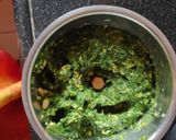 A picture of step 3 of Palak corn cutlets / spinach corn cutlets.
