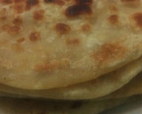 A picture of step 6 of Soft layered chapati #4weeks challenge.