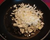 A picture of step 1 of Vegetarian Spinach Enchiladas.