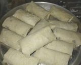 Foto langkah ke 2 dari resep Lumpiah Pisang coklat lumer.