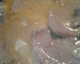 A picture of step 5 of Butter gravy smothered sirloin with mashed carrots.