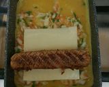 Foto langkah ke 5 dari resep Okonomiyaki Hotdog (Gluten-free).